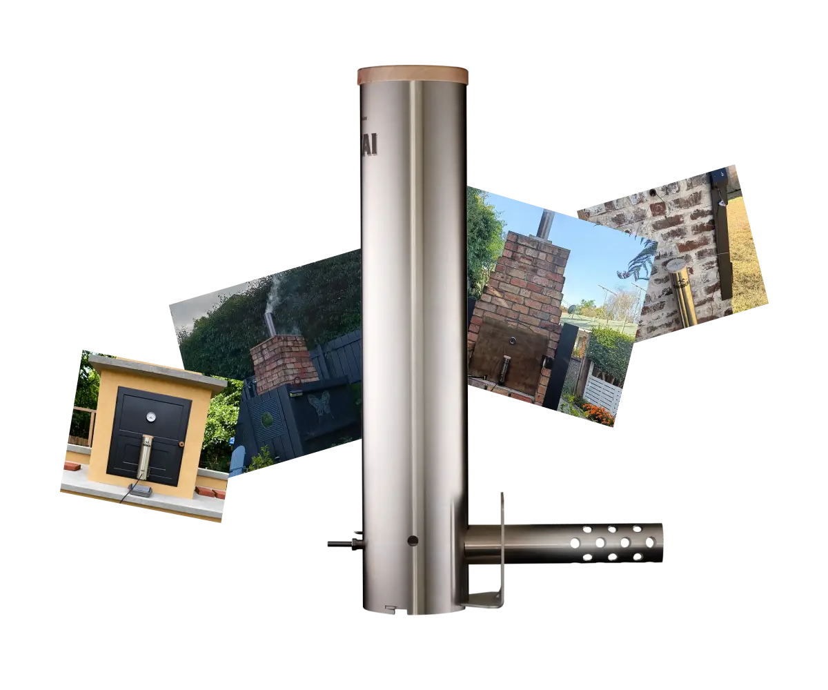 Smoke Generator for Brick or Block Smokehouses