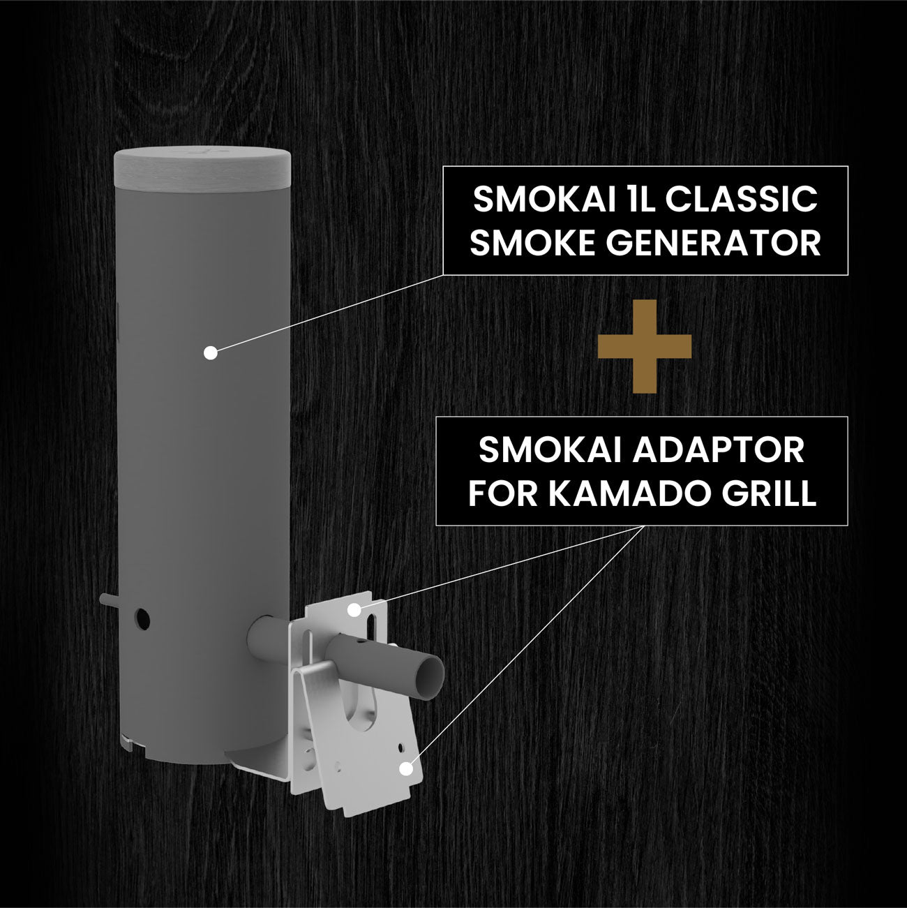 Ceramic Grill (BGE) Adapter for the Cold Smoke Generator - Smoke
