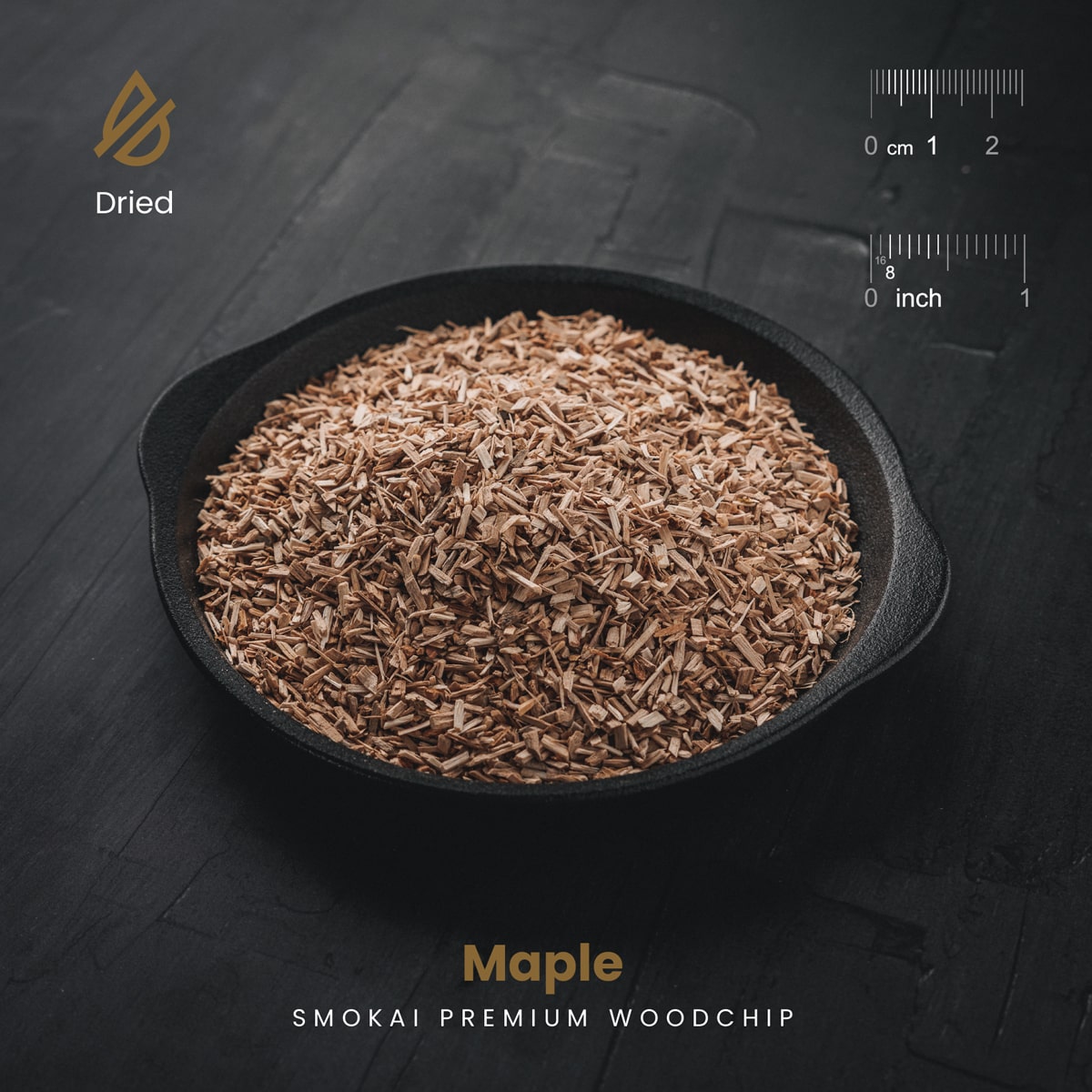 Premium Maple Wood Chips 6L (366 cu in)