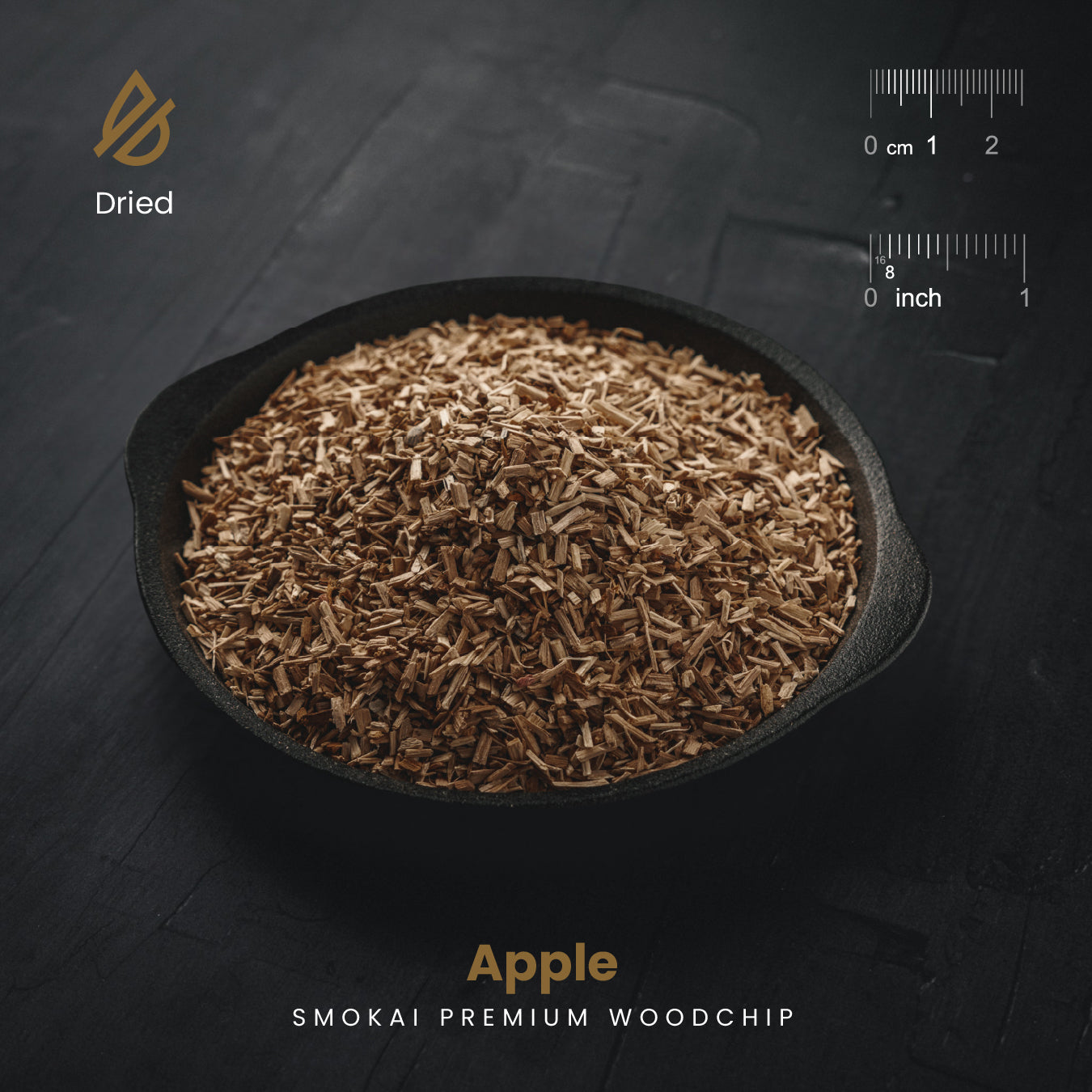 Premium Apple Wood Chips 6L (366 cu in)