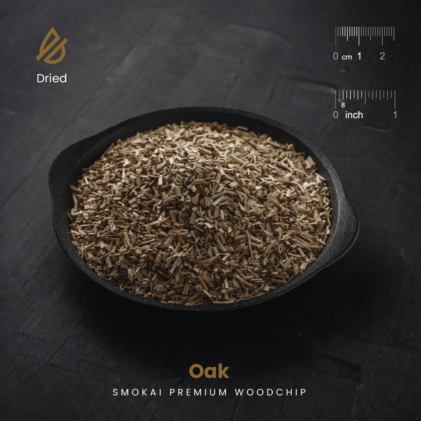 Premium Oak Wood Chips 6L (366 cu in)