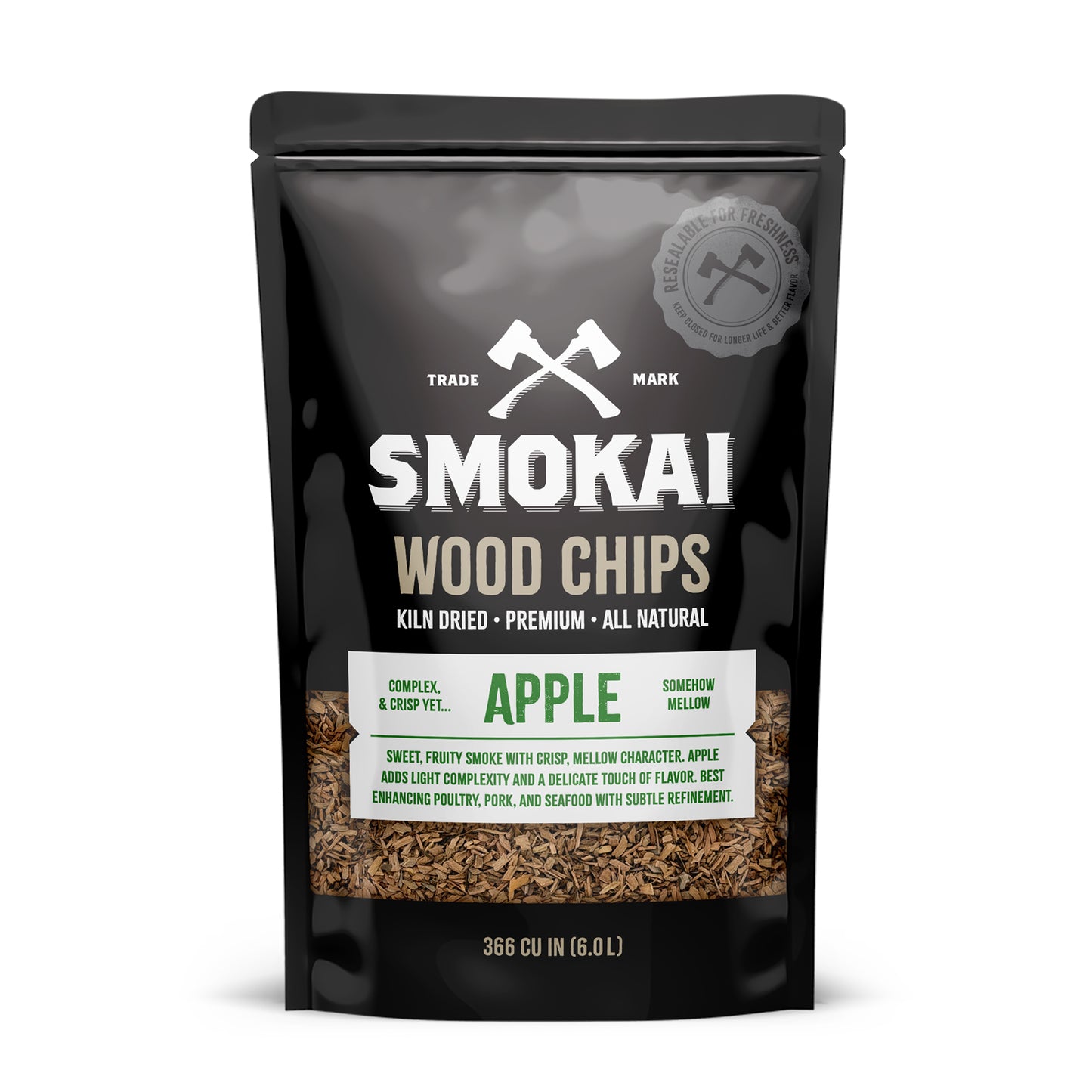 Premium Apple Wood Chips 6L (366 cu in)