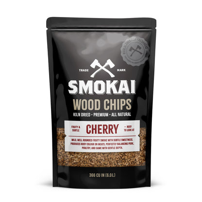 Premium Cherry Wood Chips 6L (366 cu in)