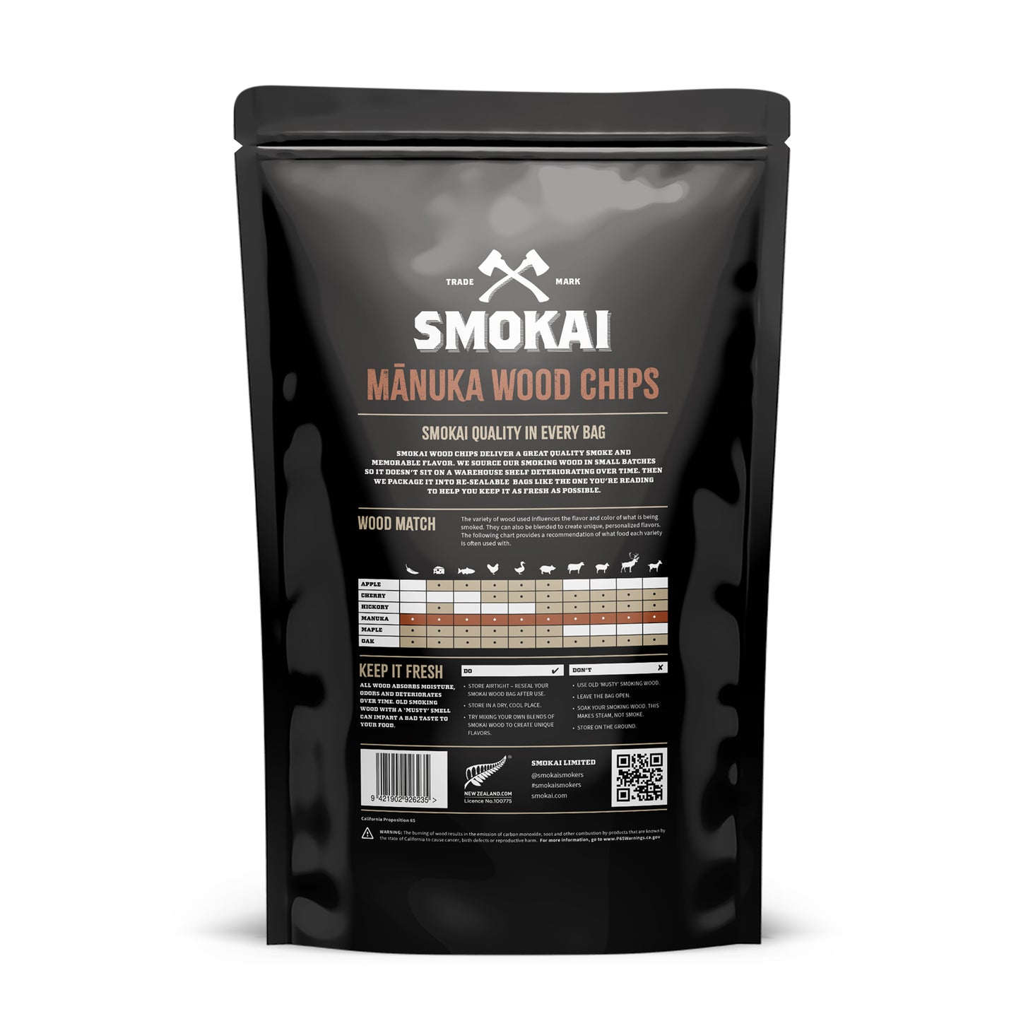 Premium Manuka Wood Chips 6L (366 cu in)