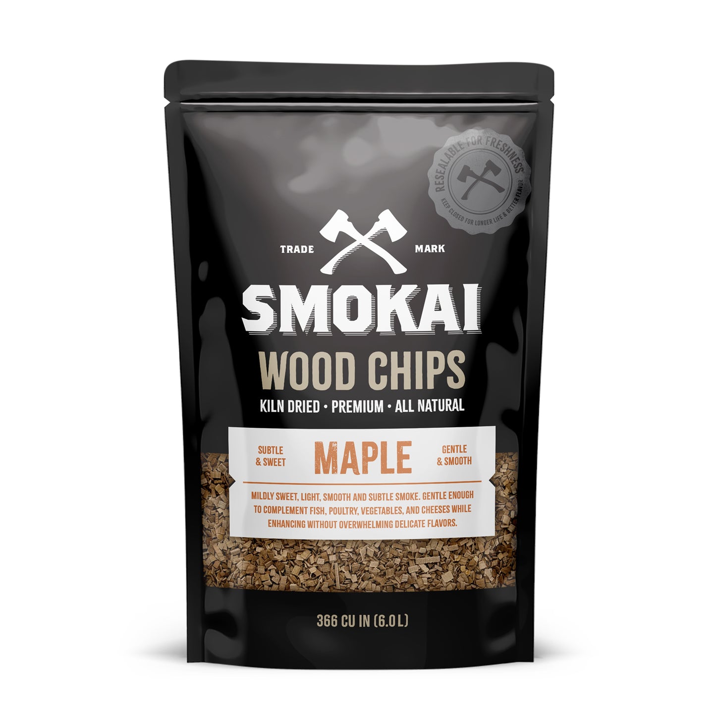 Premium Maple Wood Chips 6L (366 cu in)