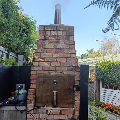 Smoke Generator for Brick or Block Smokehouses