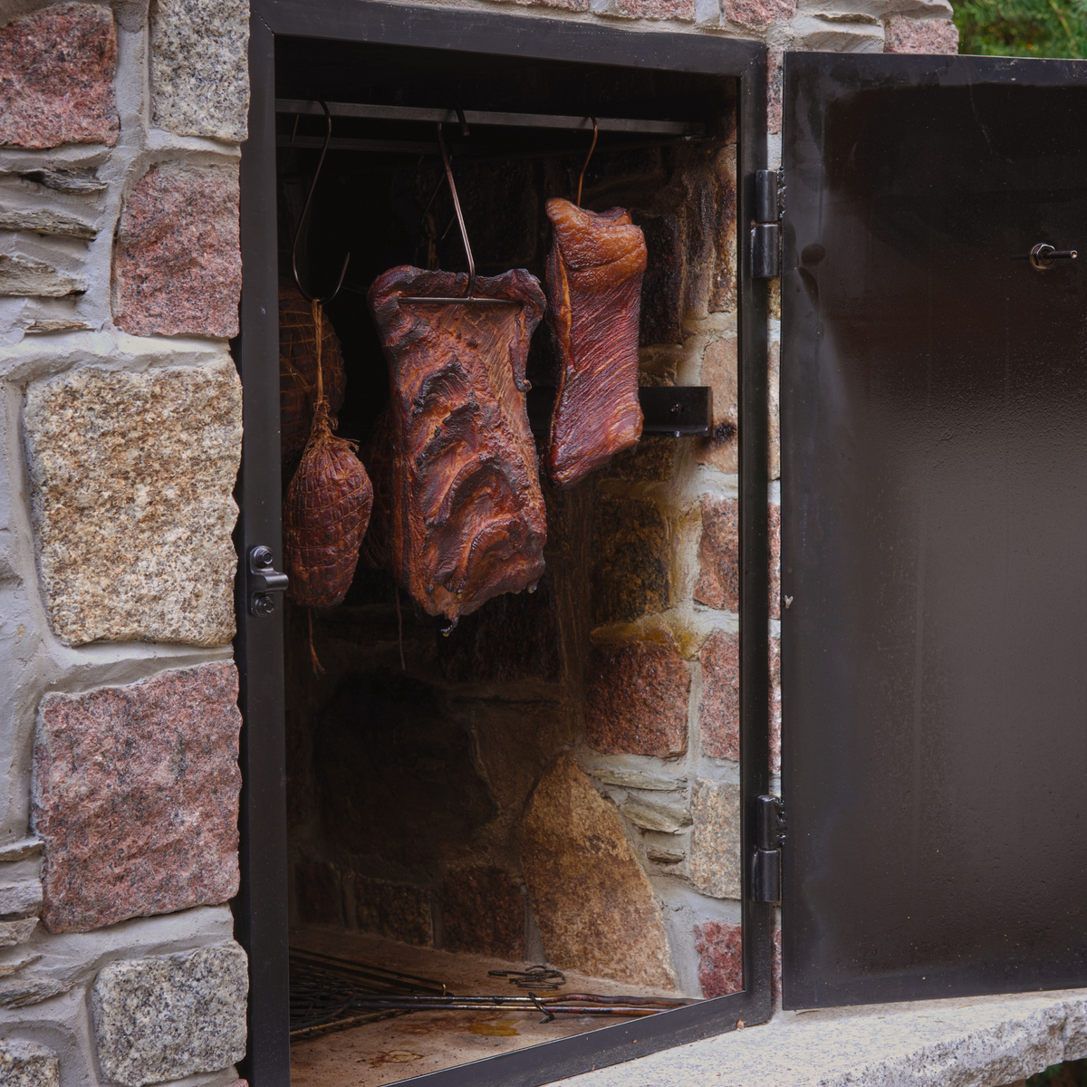 Smoke Generator for Brick or Block Smokehouses