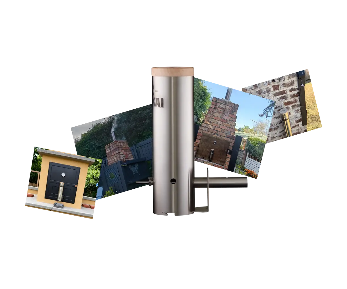 Smoke Generator for Brick or Block Smokehouses