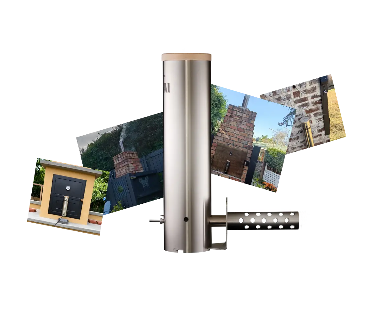 Smoke Generator for Brick or Block Smokehouses