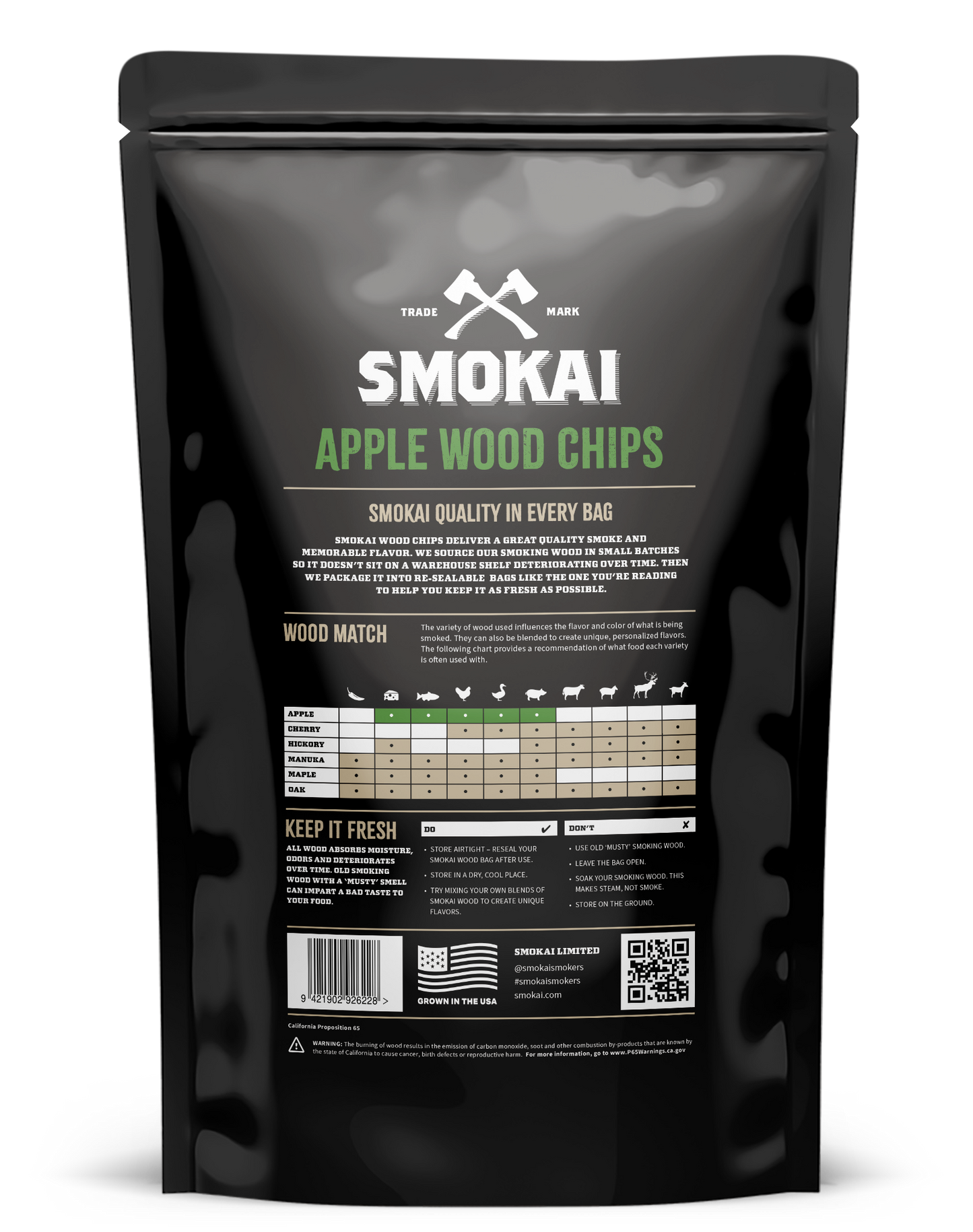 Premium Apple Wood Chips 6L (366 cu in)