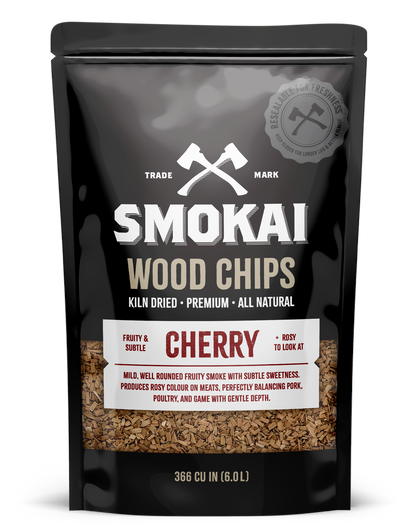 Premium Cherry Wood Chips 6L (366 cu in)