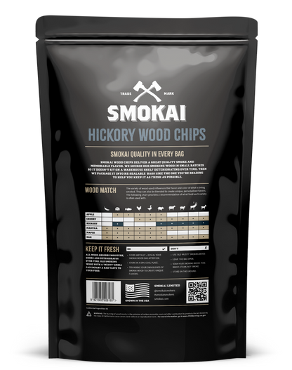Premium Hickory Wood Chips 6L (366 cu in)