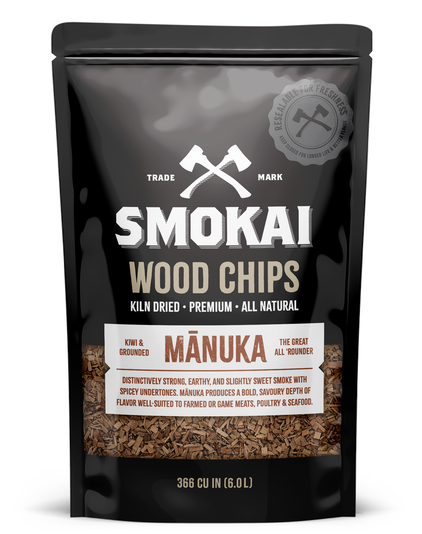 Premium Manuka Wood Chips 6L (366 cu in)
