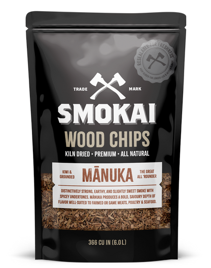 Premium Manuka Wood Chips 6L (366 cu in)