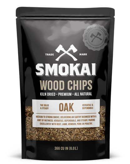 Premium Oak Wood Chips 6L (366 cu in)