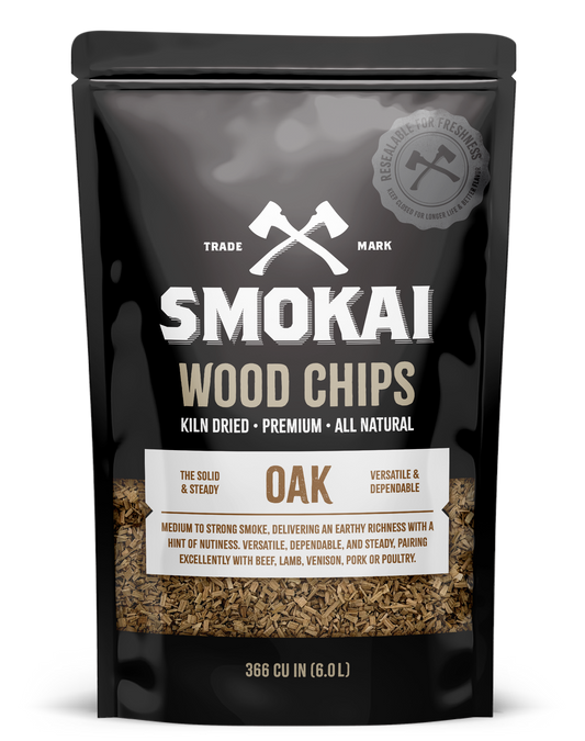 Premium Oak Wood Chips 6L (366 cu in)