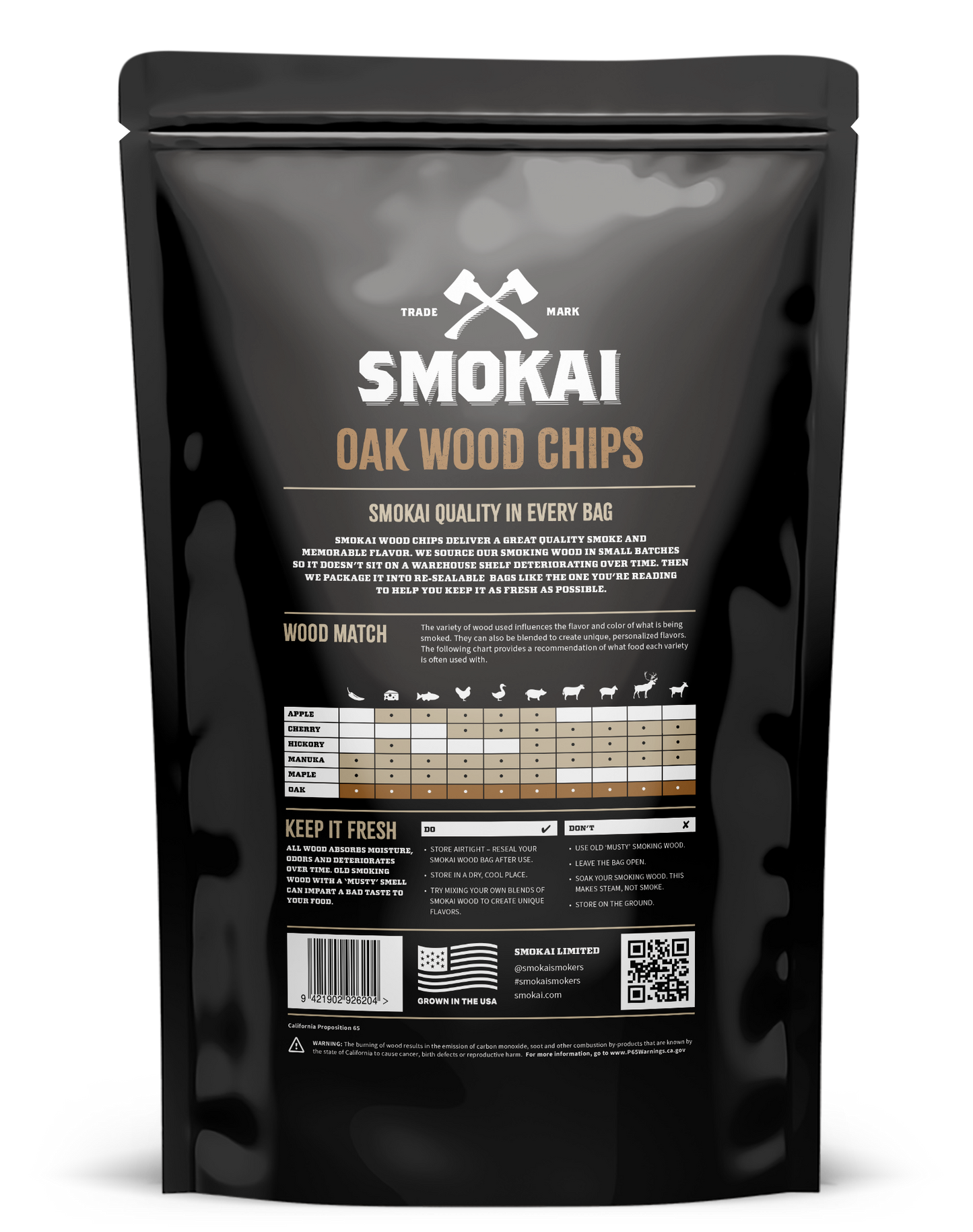 Premium Oak Wood Chips 6L (366 cu in)