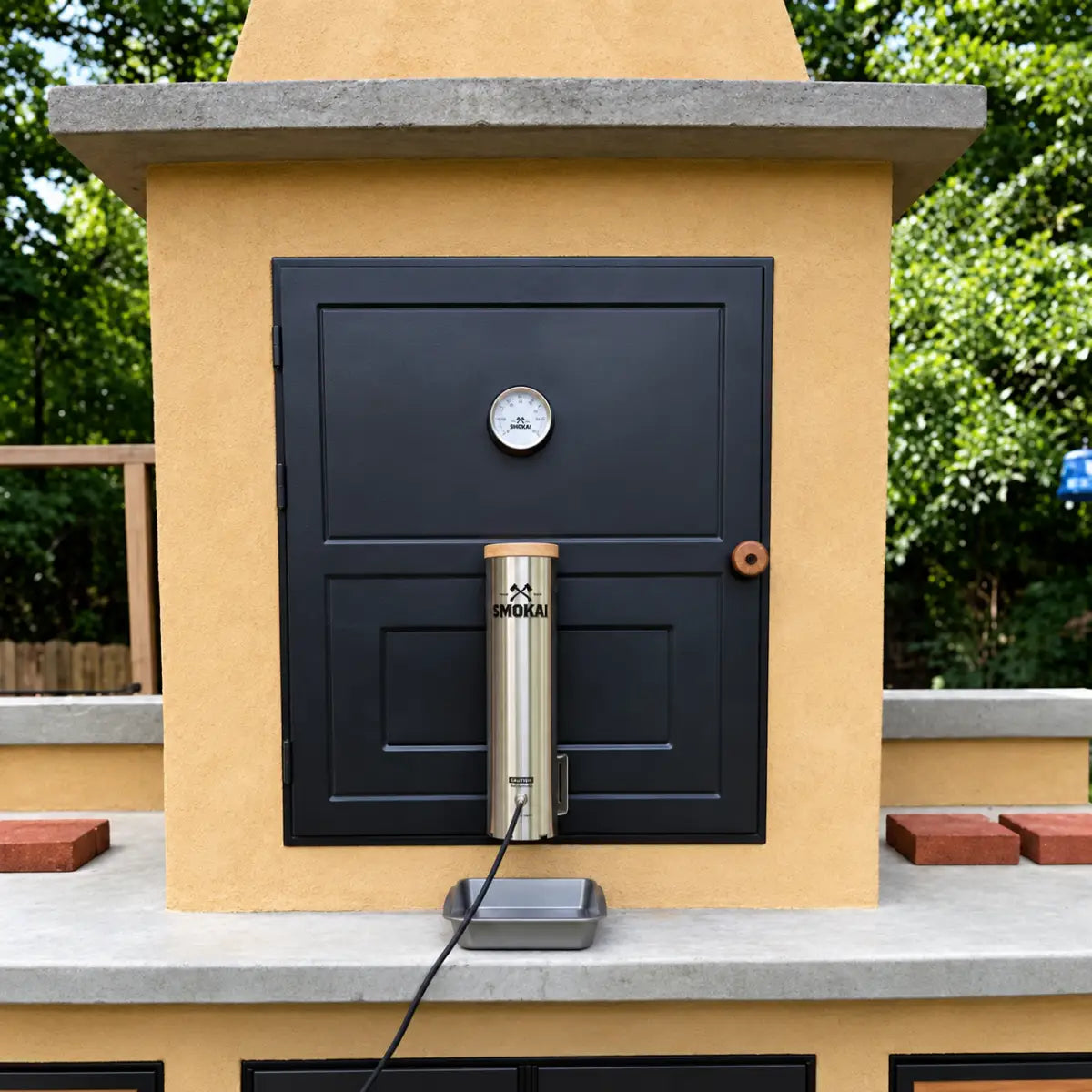 Smoke Generator for Brick or Block Smokehouses