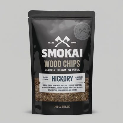 Premium Hickory Wood Chips 6L (366 cu in)
