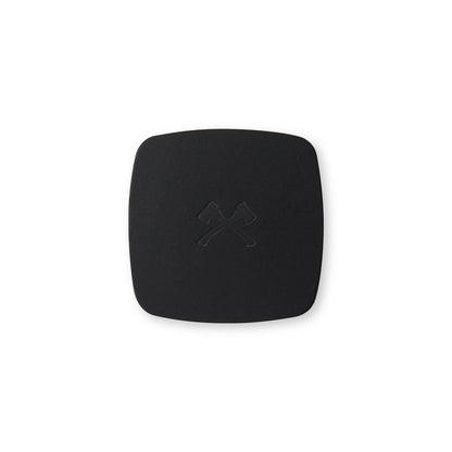 Leather Coaster Set - Black