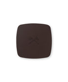 Leather Coaster Set - Brown