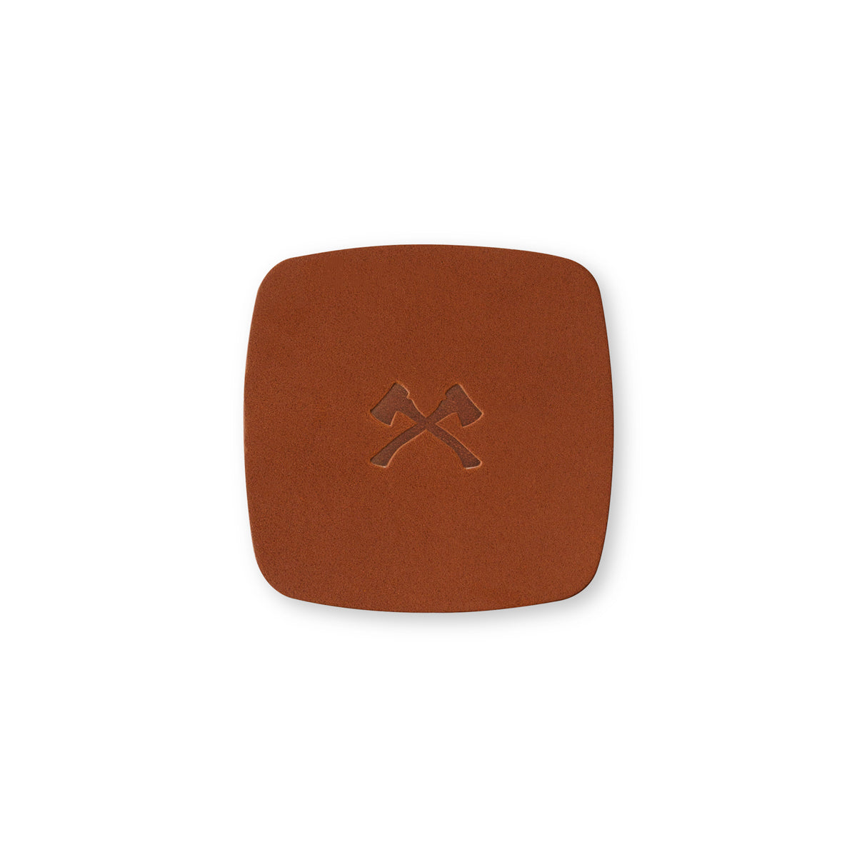 Leather Coaster Set - Tan