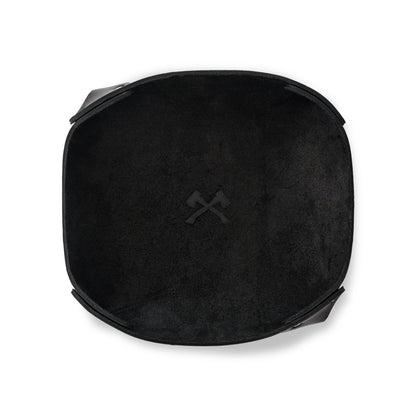 Leather Dump Tray - Black