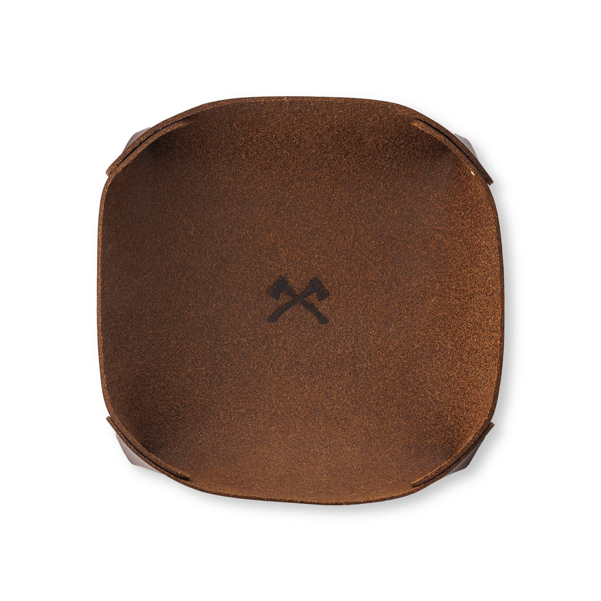 Leather Dump Tray - Brown