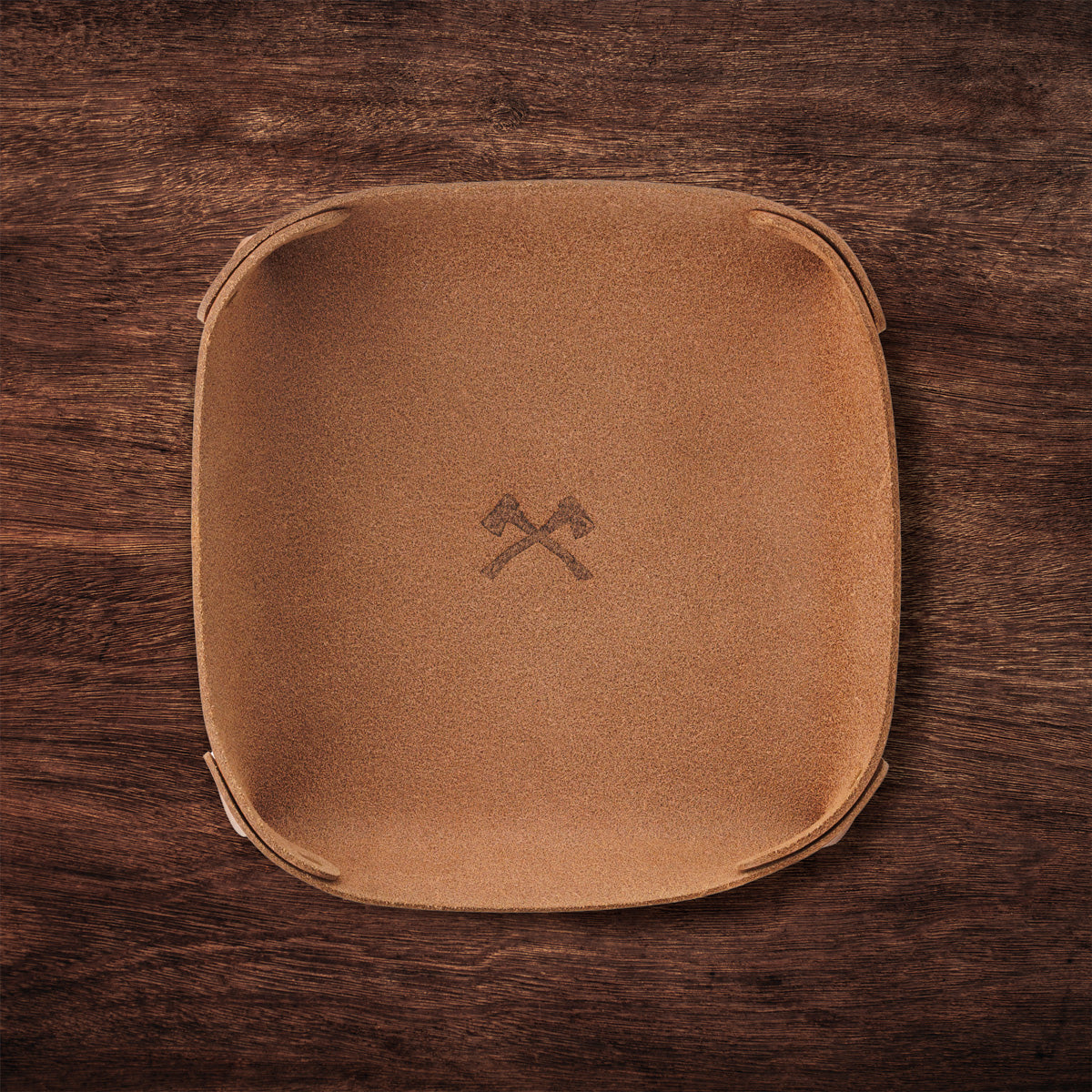 Leather Dump Tray - Tan