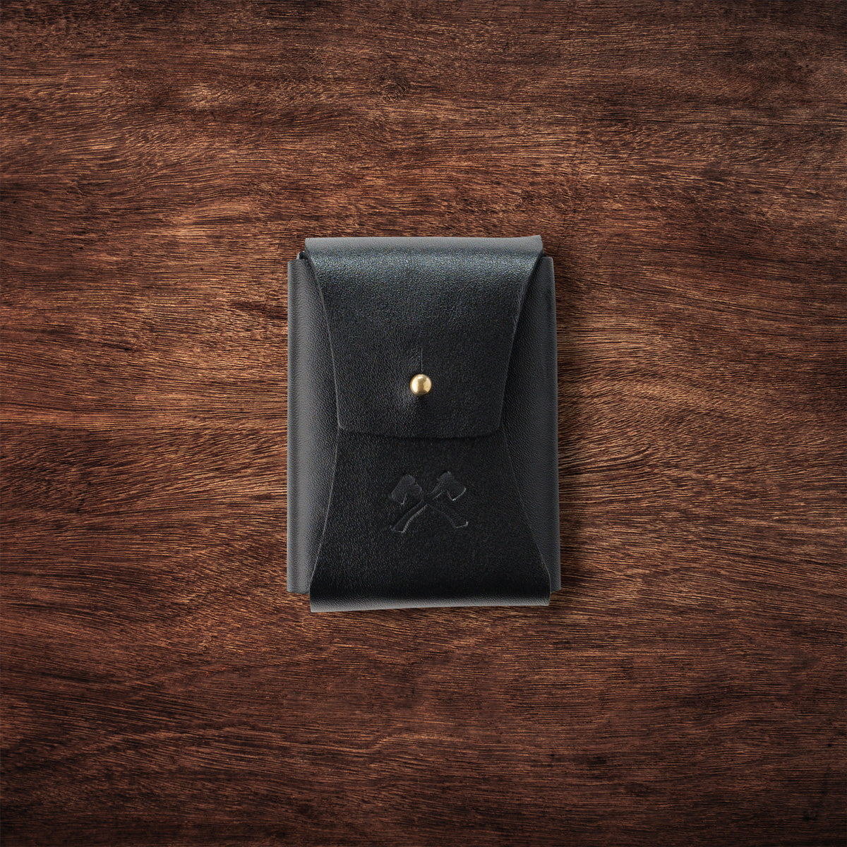 Leather Card Holster - Black