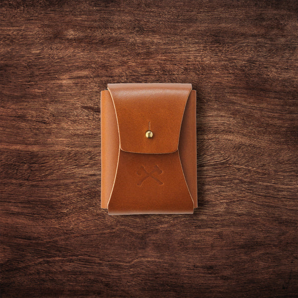 Leather Card Holster - Tan